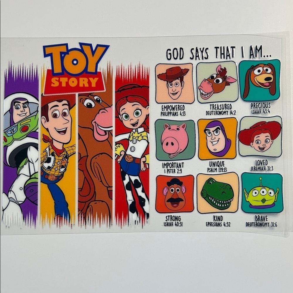Toy Story Cup Decal